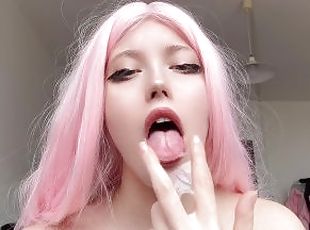 Egirl Spit Tongue Fetish Ahegao