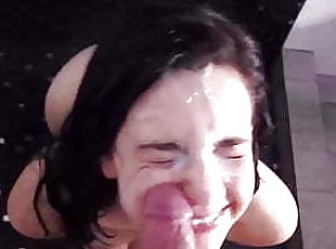 Cumshot facial compilation