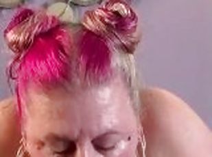 TEASER KITTENJJ SUCKS BBC COCK, Full Content on My Onlyfans, Sloppy Head Doctor Swallows Cock