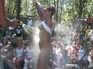 Wet T Shirt Contest At A Nudist Resort