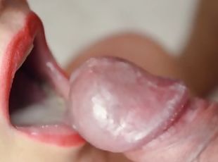 Cum in mouth close up ( part 1 )