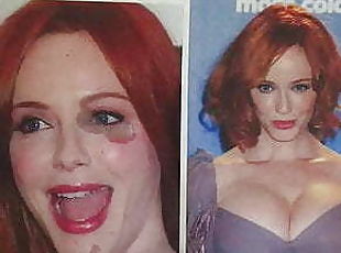 Christina Hendricks cum tribute 12