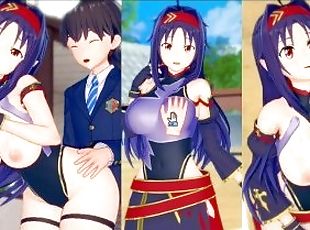 ??????????????????????(SAO) ?????(???)3DCG???????[Hentai Game Koikatsu! Konno Yuuki (Anime 3DCG Vide