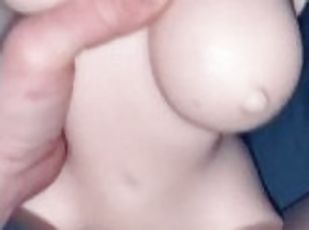 Masturbare (Masturbation), Pasarica, Amatori, Adolescenta, Jucarie, Sperma, Solo, Spaniola, Alb, Pula