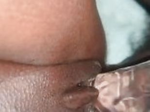 Ebony wife squirting on BBC pt . 2