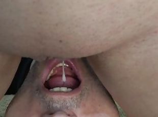 Orgasm, Pisandu-se, Pasarica, Amatori, Slobozita, Inghitit, Sperma, Sperma in gura, Femdom, Band