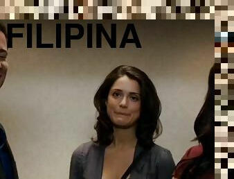 Parts of Ballesteros, Canadian Filipino actress in a movie scene