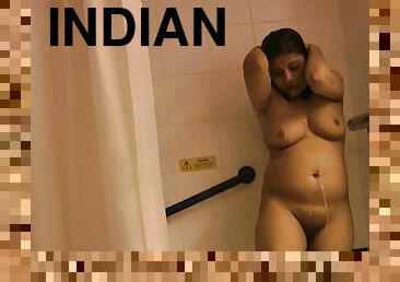 Chubby Indian Rupali shows off her big tits