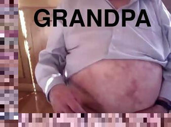 Sexiest grandpa shows the body on cam