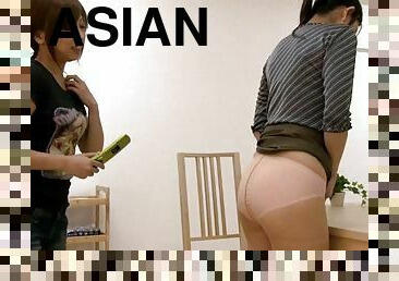 asia, lesbian-lesbian, remaja, jepang, bokong