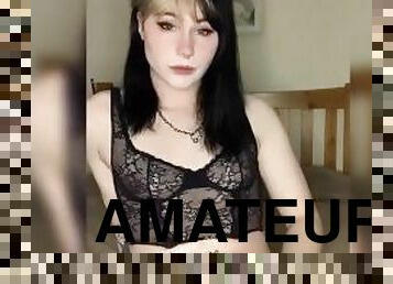 Sexy Transgender Woman Jerking off