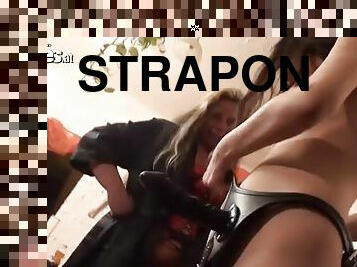 strapon, babes, besta, lesbisk, hardcore