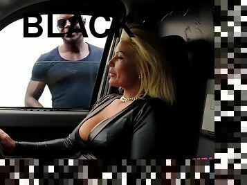 Female Fake Taxi - Big Black Male Stick Makes Cabbie Jizz 1