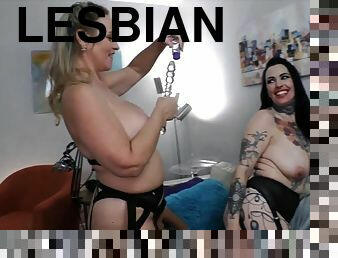 Lesbian kinky MILFs incredible porn video
