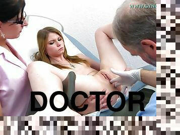 Doctor Touches Her Sweet Pussy