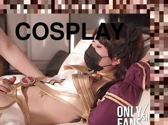 Ishtar Cosplay Sex, FGO Sexy Ladyboy Cosplayer Gets Fucked, Fate Crossdresser Tgirl trans Hentai 4