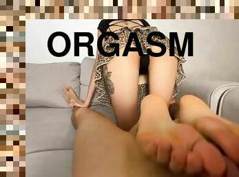 asiatique, orgasme, amateur, babes, ejaculation-sur-le-corps, ados, pieds, ejaculation, fétiche, boules