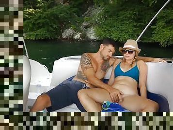 Public Amateur Fun Sex On Public Boat Voyeur Part1