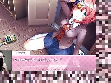 Doki Doki Literature Club! pt. 8 - Close to Sayori in an empty classroom^^