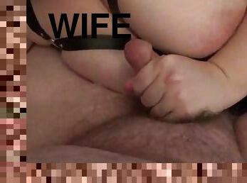 Bbw wife sph cuckold small cock dirty talk handjob