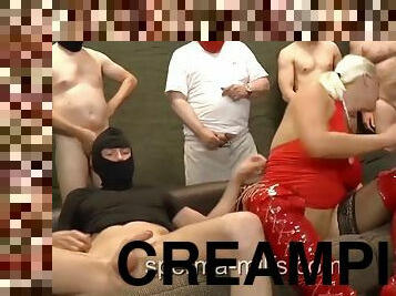 Cum and creampie orgy for cum milf Heidi Hills - R 40326
