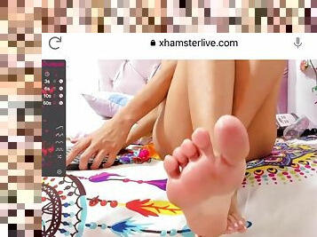 Cute babe foot fetish porn video