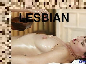 Teen lesbian massage marvelous xxx clip