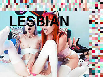 Lesbian Cosplayers Having Fun....