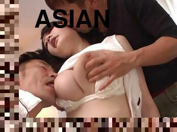 asiatisk, blowjob, milf, hardcore, mamma, japansk, erting