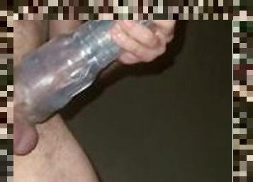 Draining my cock with the Fleshlight Turbo Twist