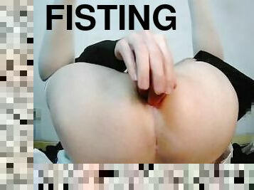 fisting, fitta-pussy, amatör, anal, gay, blond, underkläder, söt, fetisch, ensam