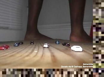 amaninheels  Giant Bare Feet and Miniscule Cars (Teaser)