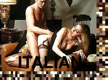 Two very hot scenes of Italian production with the internationally renowned actresses Moana Pozzi and Angelica Bella