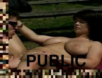 Public big tits swedish babe