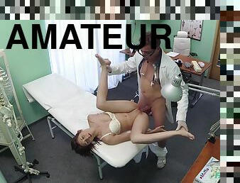 Delightful Meggie Loki and horny doc crazy sex video