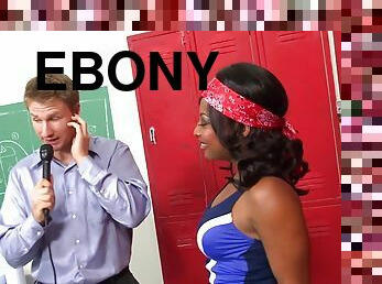 Sensual ebony babe Honey Monroe breathtaking porn clip