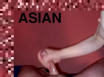 asiatisk, orgasme, pussy, amatør, eldre, massasje, pikk
