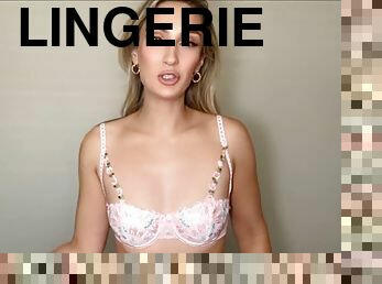 See through lingerie try on on tour