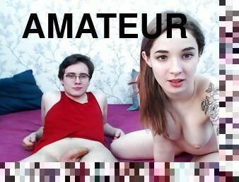 estudiante, amateur, pareja, jóvenes18, webcam