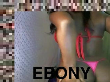 Ebony shgging