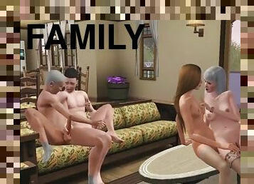 Hye family meet for a good fuck !