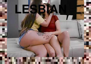 Lesbian babe having sex with her sis in law