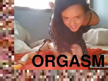 orgasm, pissande, kvinnligt-sprut, amatör, dildo