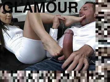 Glamour hot girl amazing Foot Fetish Feet - Hard Sex