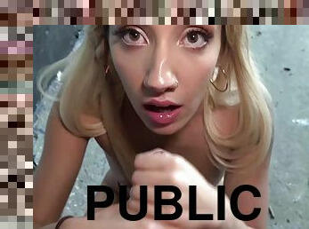 publiczne, ogromny-kutas, hardcore, napalona, blondynka, pieprzenie, naturalne, ładniutka, ujeżdżanie, soczyste