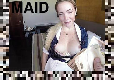 Maid Service Pretty Latina POV sex