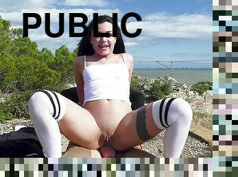 Martina Smeraldi - Butt Fucking In Public Makes Her Cum