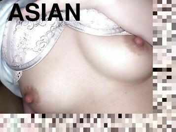 I like her big asian tits very much