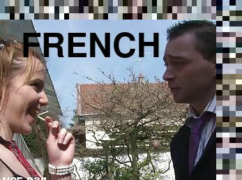 French Schoolgirl Does Ass Fucking - Alyzee