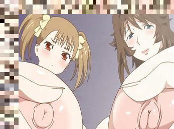 Hentai big boobs mom & daughter